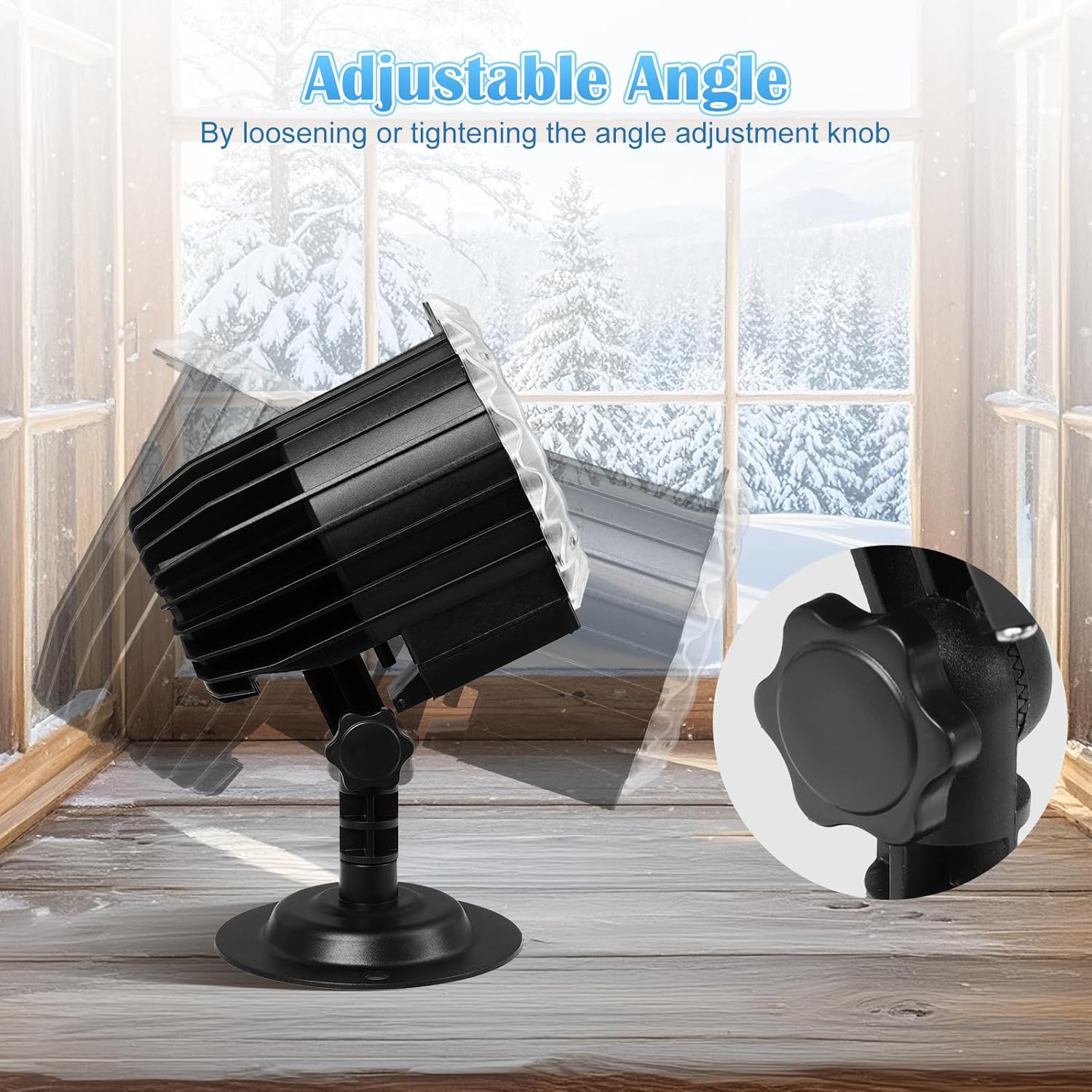 Uncahome Christmas LED Snowflake Projector Lights Outdoor photo 2