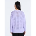 thumbnail image 5 of Scoop Women’s V Neck Sweater Cardigan, Midweight, Sizes XS-4X, 5 of 5
