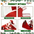 thumbnail image 2 of Santa Dog Costume, Christmas Pet Clothes Santa Claus Riding, Pet Cosplay Costumes Party Dressing up, Dogs Cats Outfit for Small Medium Large Dogs Red S, 2 of 7