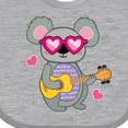 thumbnail image 4 of Inktastic Koala Cute Girls Guitar Girls Baby Bib, 4 of 4