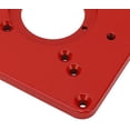 thumbnail image 6 of Universal Router Table Insert Plate, Aluminium Router Table Insert Plate Table Benches Router Plate Wood Tools Routers Bench Trimming, 6 of 9
