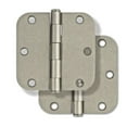 thumbnail image 2 of Miseno Mdh3502 3-1/2 X 3-1/2 Plain Bearing 5/8" Radius Corner Door Hinge - Nickel, 2 of 2