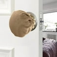 thumbnail image 2 of Msgweeeg Decorative Round Door Handle Cover Soft Velvet Door Handle Glove for Hot and Cold Door Knob Protector with Clear -Collision Adhesive Strip, 2 of 7