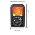 thumbnail image 2 of Plug In Wall Heater Portable Mini Electric Fan 900W Space Warmer with Remote, 2 of 4