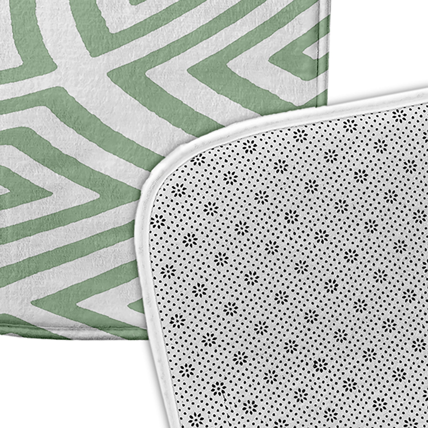 Simply Daisy Geometric Pet Feeding Mat for Dogs and Cats