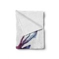 thumbnail image 2 of Deer Soft Flannel Fleece Throw Blanket, Illustration of Male Stag with Soft Pale Colors Antlers Wildlife Nature Print, Cozy Plush for Indoor and Outdoor Use, 60" x 80", Pink Lilac, by Ambesonne, 2 of 6