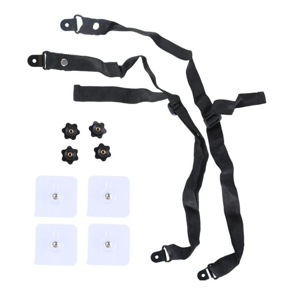 Metal Anti Tip Straps Baby Proofing Straps Heavy Duty TV & Furniture Strap Protect Kids & Pet from Furniture Accidents