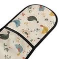 thumbnail image 2 of Dailycode Double Sided Oven Mitt with Loop Heat Resistant Kitchen Long Potholders 7" x 35" Cartoon Bird and Leaf, 2 of 6