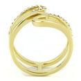 thumbnail image 3 of Gold Womens Ring Stainless Steel Anillo Color Oro Para Mujer Acero Inoxidable, 3 of 5