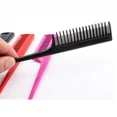 thumbnail image 3 of Nuevo peine portátil para el cabello, cepillo para el cabello con 3 filas de dientes, peine para desenredar, peines de cola de rata para peluquería, herramienta de salón, 3 of 6