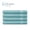 Aqua, variant on WelHome 6 Piece EVERYDAY USE 100% Cotton Bathroom Towels Set, 450 GSM, 2 Bath towels 27" x 54", 2 Hand Towels, 2 Washcloths, Soft Lightweight, Hotels, Spa and Gym – High Rise