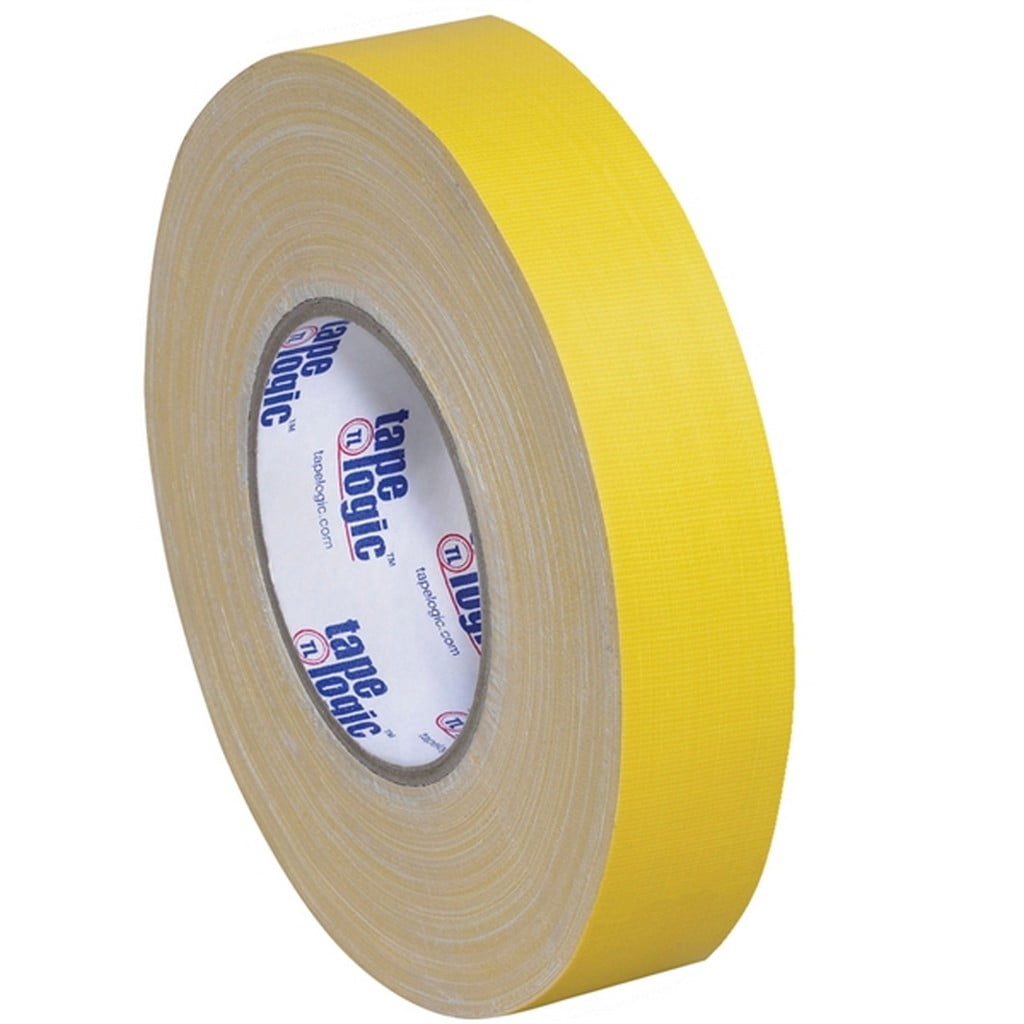 Tape Logic 11 Mil Gaffers Tape Yellow 1" x 60 Yard Roll (48 Roll/Case)
