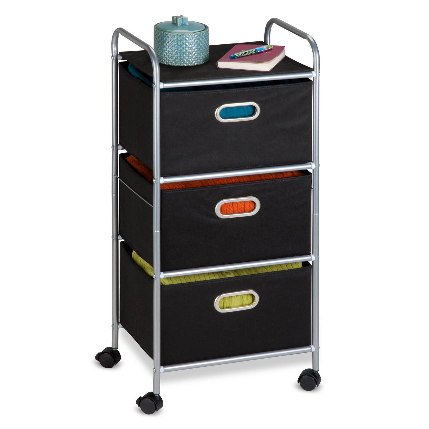 Honey-Can-Do 3-Drawer Fabric Storage Cart