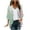 Green, variant on miqiqism Cardigan for Women 2024 Womens Fashion Kimonos Juniors Loose 3/4 Length Sleeve Ruffle Tops Casual Open Front Outerwear Cover Ups Lightweight Cardigans,Green,Medium