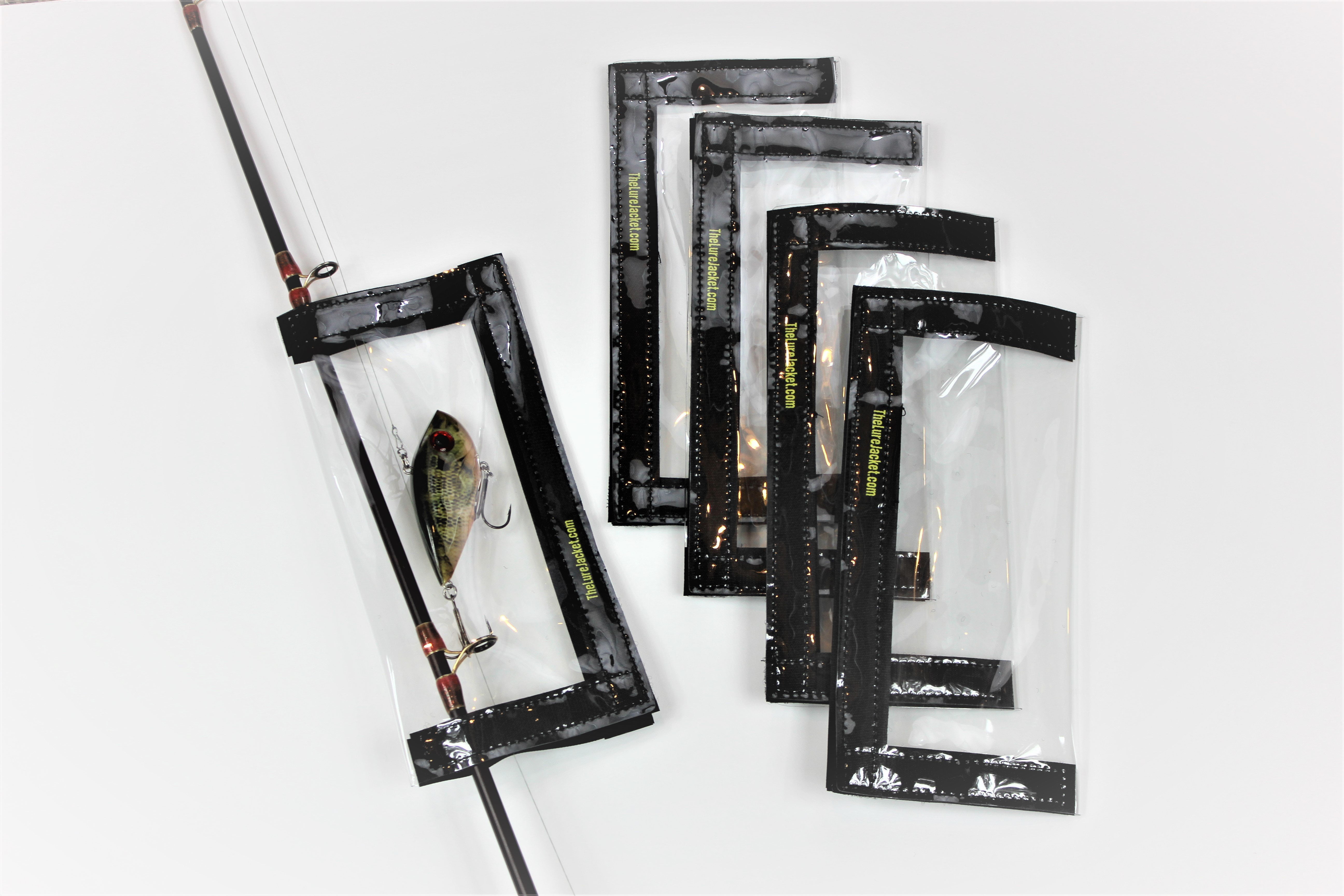The Lure Jacket "Angler" 5Pack 5 Color Options 8"L x 8"W; Fishing