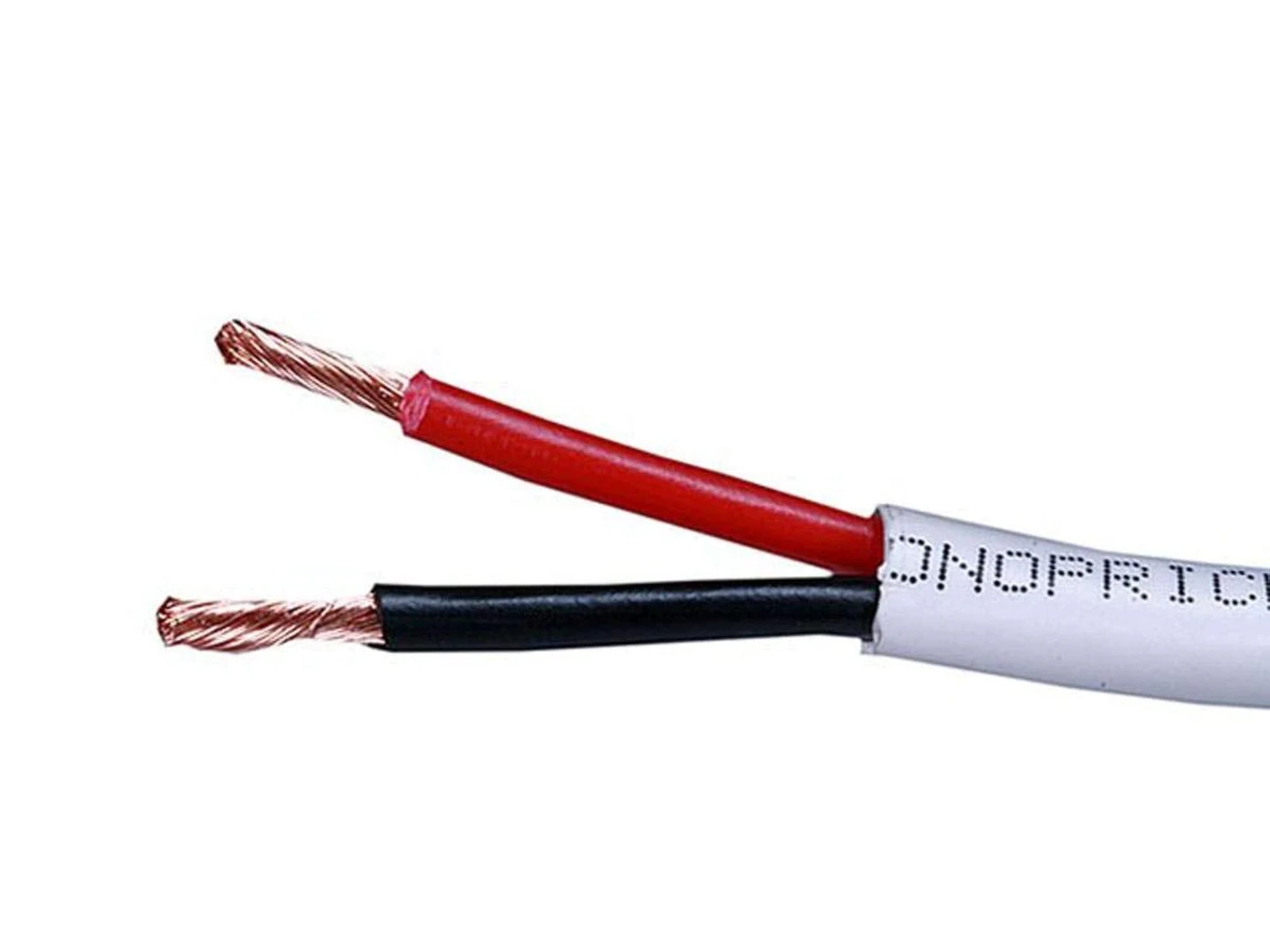 Monoprice Speaker Wire, CL2 Rated, 2-Conductor, 16AWG, 1000ft, White