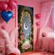 thumbnail image 5 of Cortina de puerta y pared para San Valentín | Cortina de poliéster de 89 x 183 cm | Decoración para fiestas y hogar | 1 pieza, 5 of 6