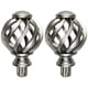 thumbnail image 1 of Advancent 2 Pieces Curtain Rod Finials 3/4 Replacement inch for Room Living Room Type3 NO3, 1 of 1