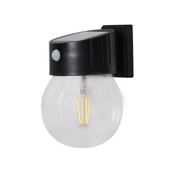 Westinghouse Solar Motion Sensor Wall Light - Black Finish - 1PK