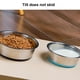 thumbnail image 3 of Cuencos de acero inoxidable para perros | Diseño de base de goma antideslizante | Cuencos ideales para comida y agua, 3 of 5