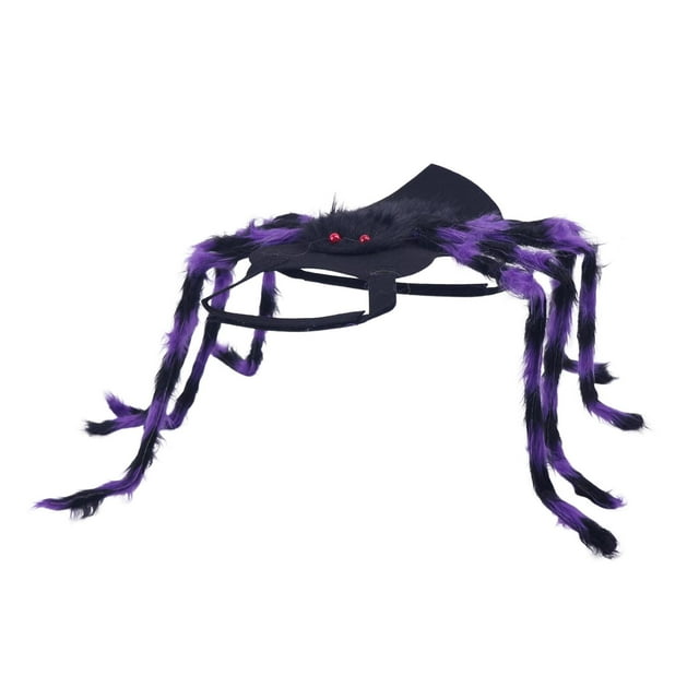 S SERENABLE Costume de Chien Chat pour Halloween Confortable avec Bretelles Réglables Tenues pour Animaux Violet Petit