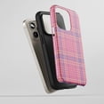 thumbnail image 5 of Plaid For All iPhone Series Protective Phone Case Geometric Pink Blue Beige, 5 of 7