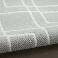 thumbnail image 6 of Nourison Modern Lines Geometric Silver 2' x 4' Area Rug, (2x4), 6 of 7