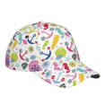thumbnail image 3 of Naloa Original Classic Low Profile Hat Men Women Baseball Cap Dad Hat Adjustable Unconstructed Undersea Seahorse Print Cap, 3 of 9