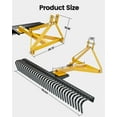 YITAMOTOR 3 Point Landscape Rock Rake, TowBehind Garden Tool for