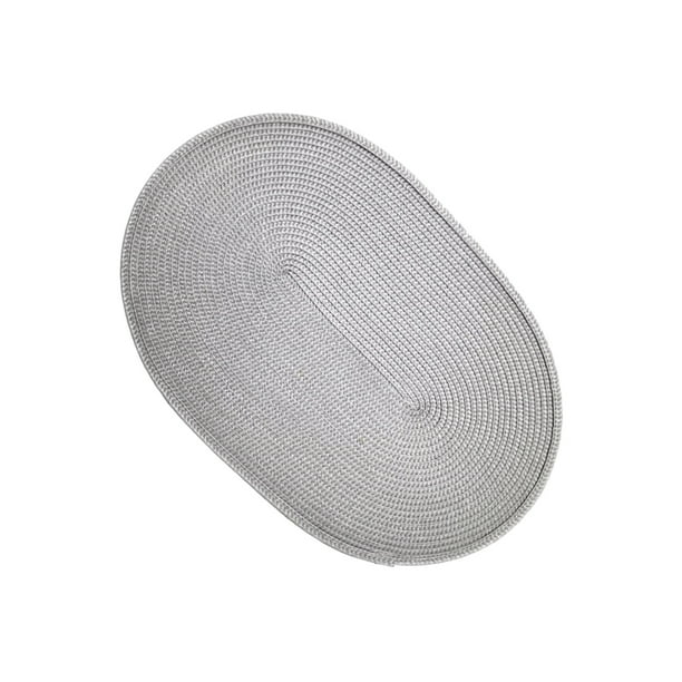 Injueey PP y decorativa juego de manteles individuales impermeables para de comedor mantel individual para de comedor gris claro Type1 NO1