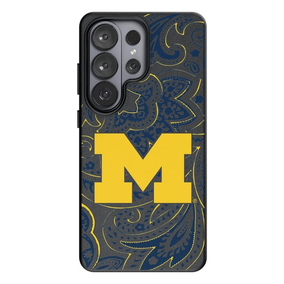 Keyscaper Michigan Wolverines Paisley Galaxy Magnetic Bump Case