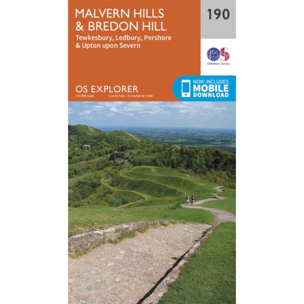 Os Map Malvern Hills Os Explorer Map (190) Malvern Hills And Bredon Hill (Map) - Walmart.com -  Walmart.com