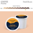 thumbnail image 4 of Kahawa 1893 Dark Roast Coffee K-Cup Pods Serengeti Blend (20 Count) - As Seen on Shark Tank, Low Acid, High Antioxidants, Naturally Sweet, Organically Grown, Ethically & Sustainably Sourced, 4 of 4