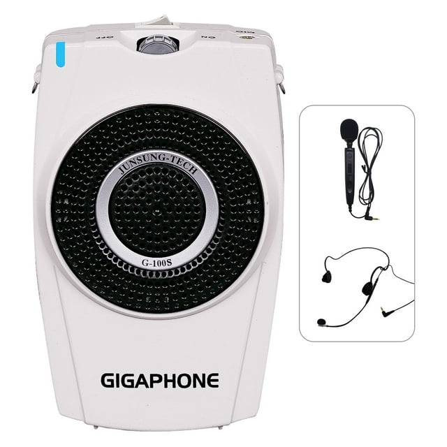 GIGAPHONE G100S 30W Portable Voice Amplifier with Microphones