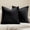 Black, variant on Dark Gold Velvet Throw Pillow Covers 18x18 Soft Decorative Solid Square Cushion Cases Pack of 2 Modern Luxury Home Decor for Couch Sofa Bedroom