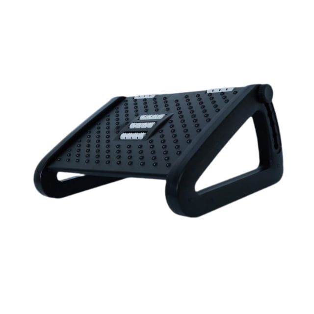 harayaa Foot Rest Under Desk Desk Step Stool Sturdy Footstool for Home Office Gaming Black