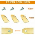 thumbnail image 4 of Stainless Steel Robotic Lawn Mower Replacement Blades Kit, Easy Installation for Husqvarna Gardena Weather Resistant High Performance, 4 of 5