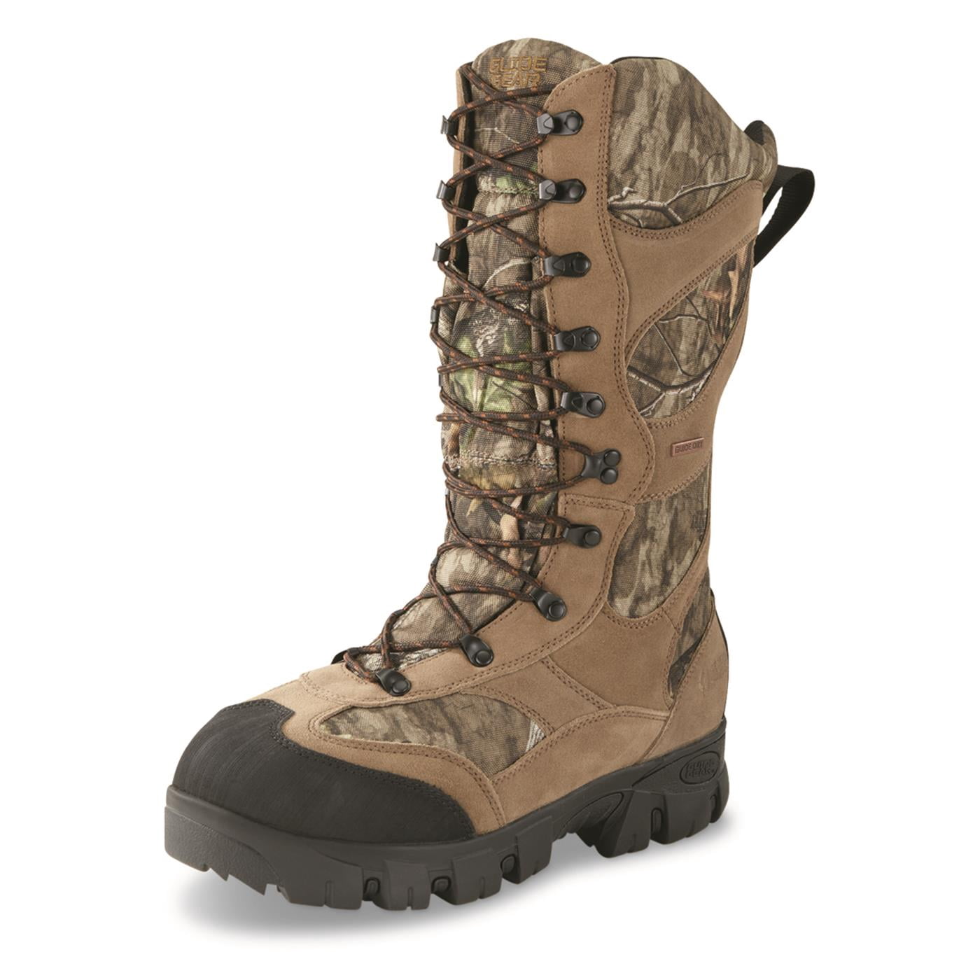 Guide Gear Giant Timber II Men's Waterproof Insulated Hunting Boots, 1,400 Gram Mossy Oak Country Roots 11.5 2E (Wide)