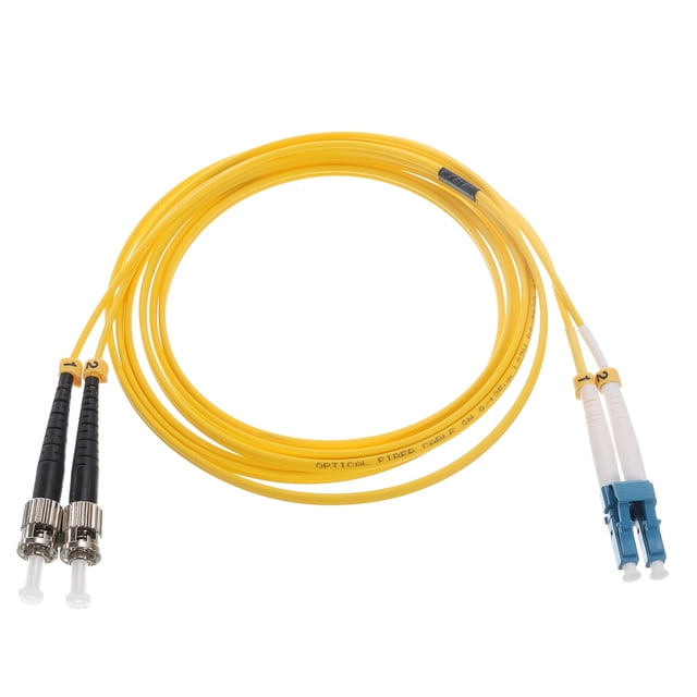 1uds 9.8pies Monomodo Dúplex Fibra Óptica Cable LSZH Salto Fibra Óptica LC a ST para Centros Datos Enrutadores Conmutadores Transceptores