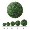 thumbnail image 2 of Artificial Boxwood Topiary Ball Plants Outdoor Decorative Balls Hanging Plants Wedding Party Decor Hotel Front Porch Topiary Indoor Outdoor, 2 of 9