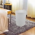 thumbnail image 3 of SOPOTUTU White Plastic Garbage Can for Home Use, Large Capacity, and Practical, 2-Pack Trash Bin Set, 3 of 8