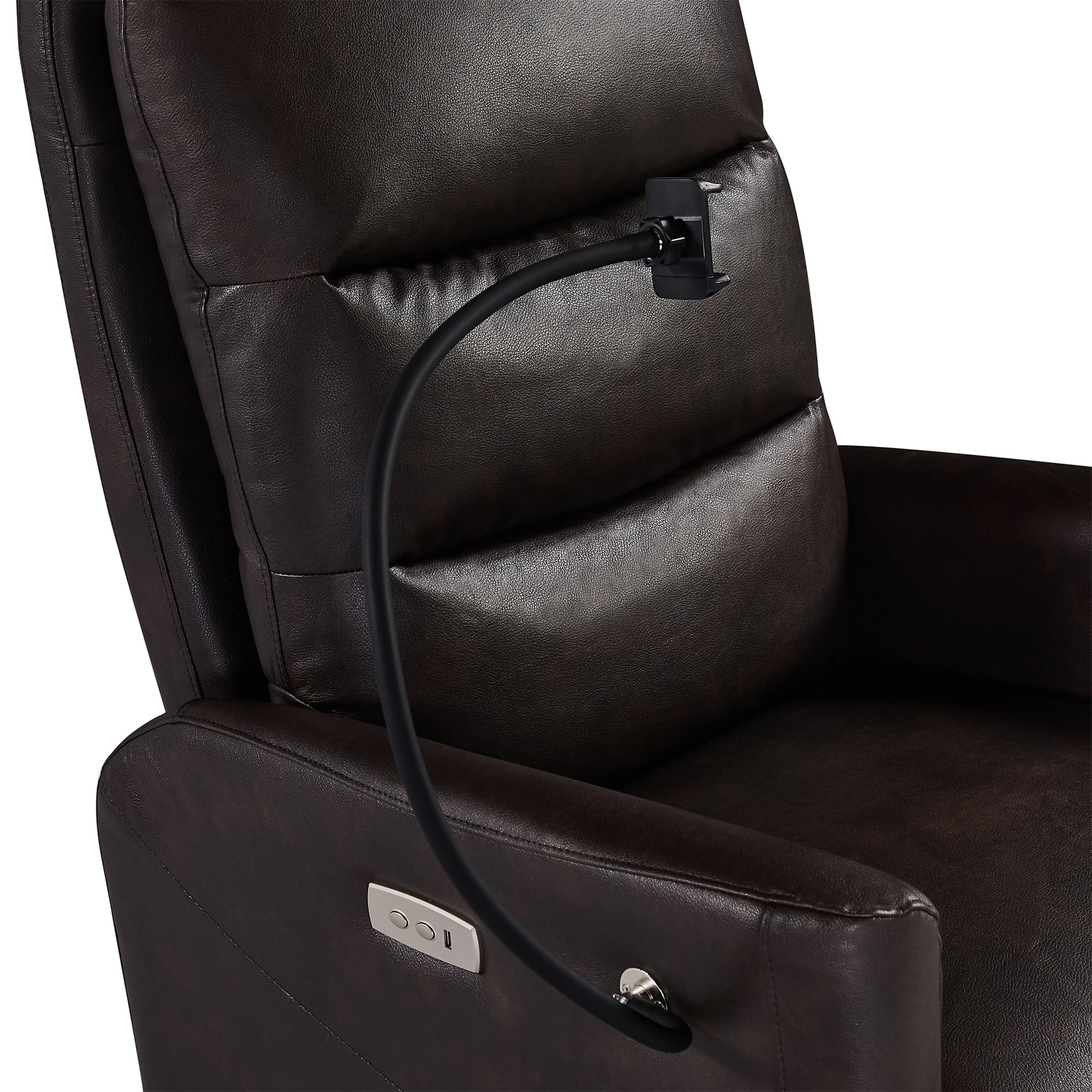 Resenkos Power Recliner Chair, Electric Power Recliner Chair, Electric Recliner Chairs for Seniors, Brown Resenkos Power Recliner Chair, Electric Power Recliner Chair, Electric Recliner Chairs for Seniors, Brown