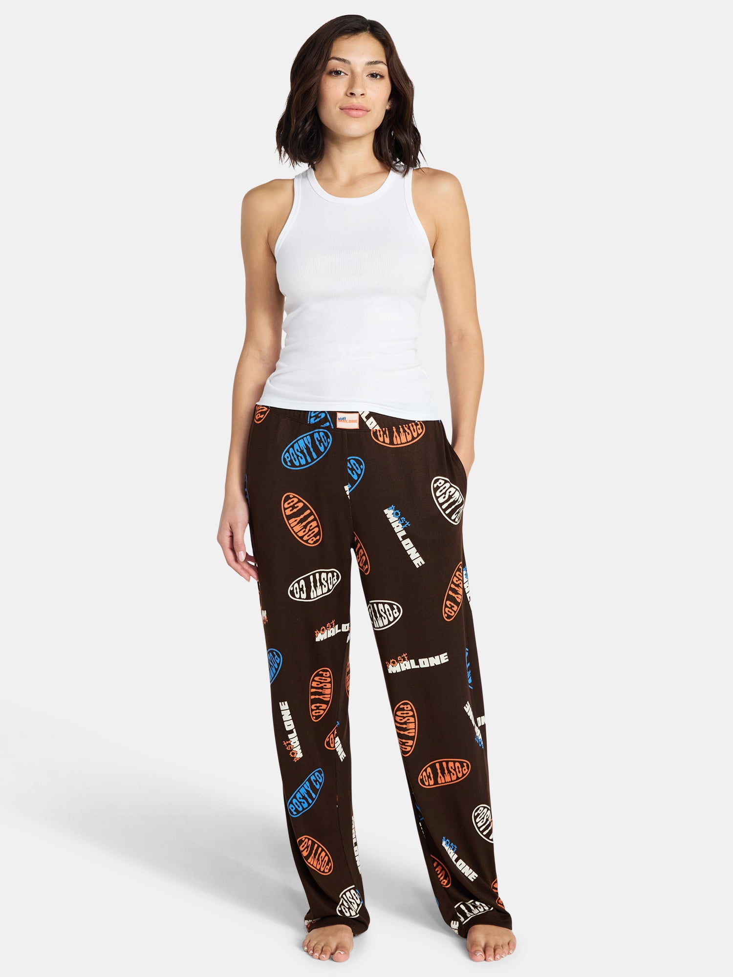 Post Malone Women's and Women's Plus Sleep Pants, Sizes S-3X