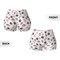 thumbnail image 3 of Sigee Cute Dinosaur Print Women's High Waist Workout Shorts - Squat Proof, Tummy Control, Yoga and Gym Activewear-X-Large, 3 of 9