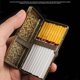 thumbnail image 2 of Estuche De Cigarrillos De Metal Antiguo - Caja Porta Cigarros Vintage En Bronce Con Cierre Magnético, Soporte De Tabaco Retro Para Hombre Y Mujer, Capacidad 20 Unidades, Detalle De Colección, 2 of 10