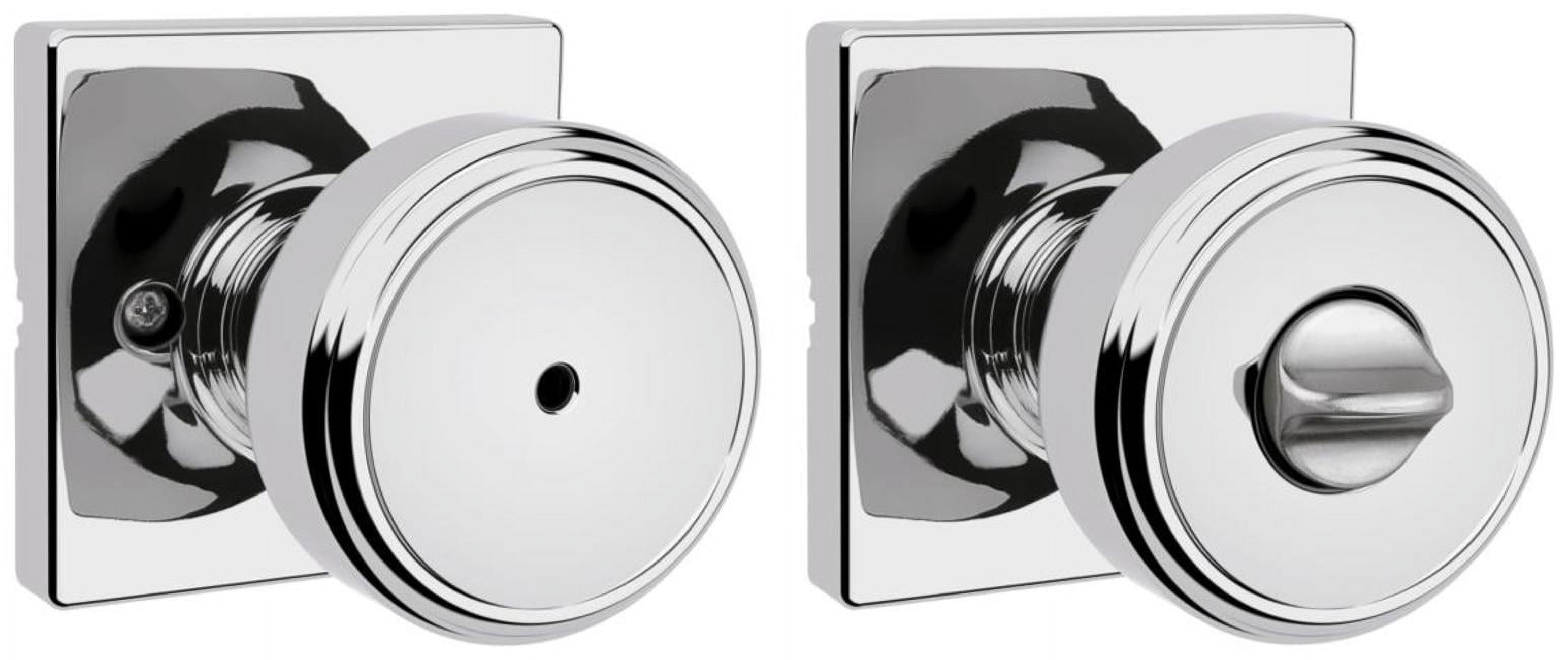 Kwikset 300MNKSQT-514 Maven Privacy Door Knob Set - Black