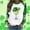 A493 Green, variant on St. Patrick's Day Graphic Pullover for Women Glitter Four Leaf Clover Print Crewneck Long Sleeve Loose Fit Festive Holiday Celebration Sweatshirt