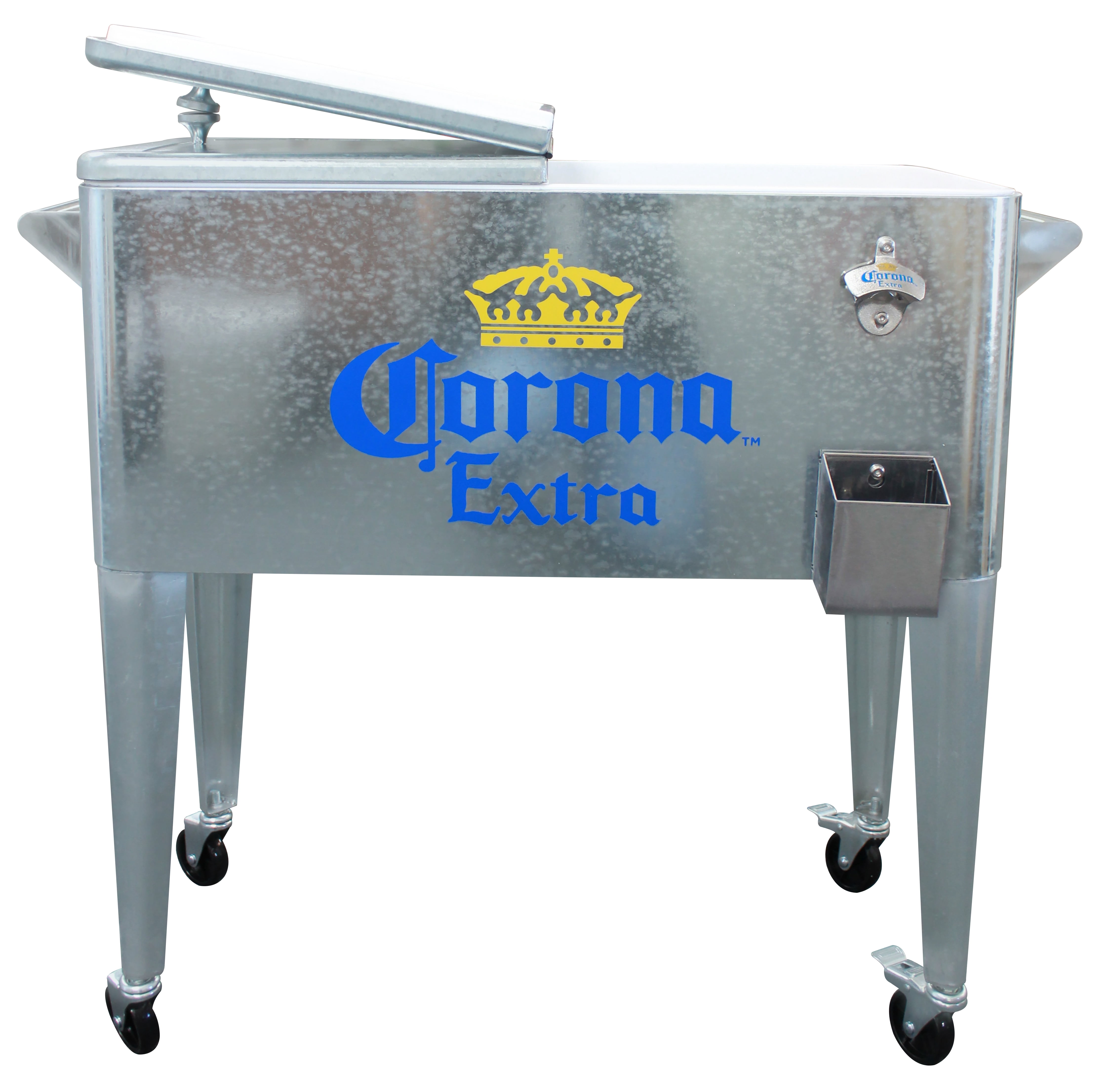 Leigh Country MC 47902 80 qt. Galvanized Corona Outdoor Cooler, Silver