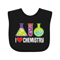 Inktastic I Love Chemistry Science Boys or Girls Baby Bib