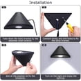 thumbnail image 4 of Aplique LED de pared para exterior de 5 W, IP66, resistente al agua, moderno aplique de pared metálico para exterior, luz interior/exterior para patio, jardín, terraza, cerca de la pared, patio, villa, 4 of 5